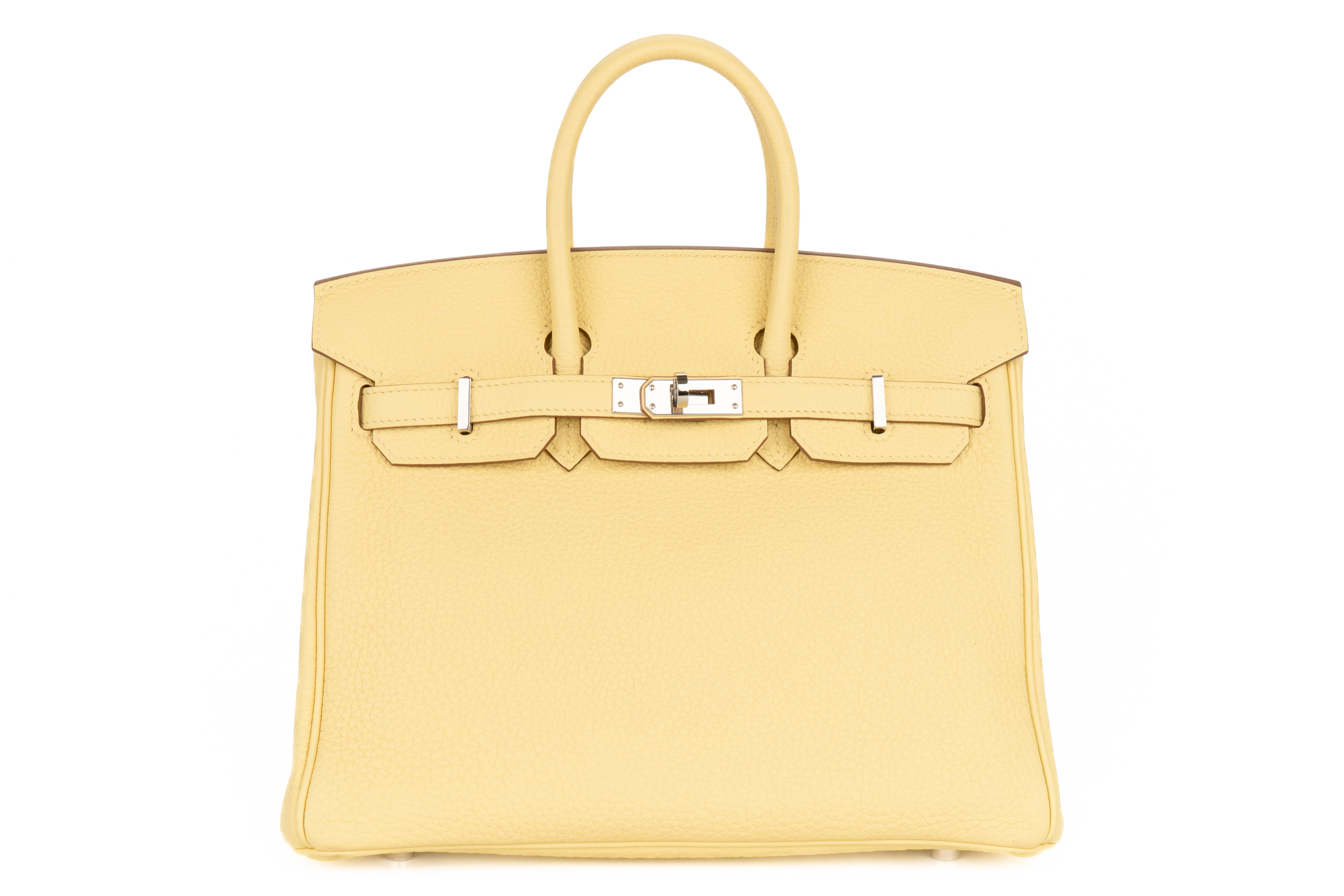 Hermès Birkin 25 Jaune Poussin Togo Palladium Hardware