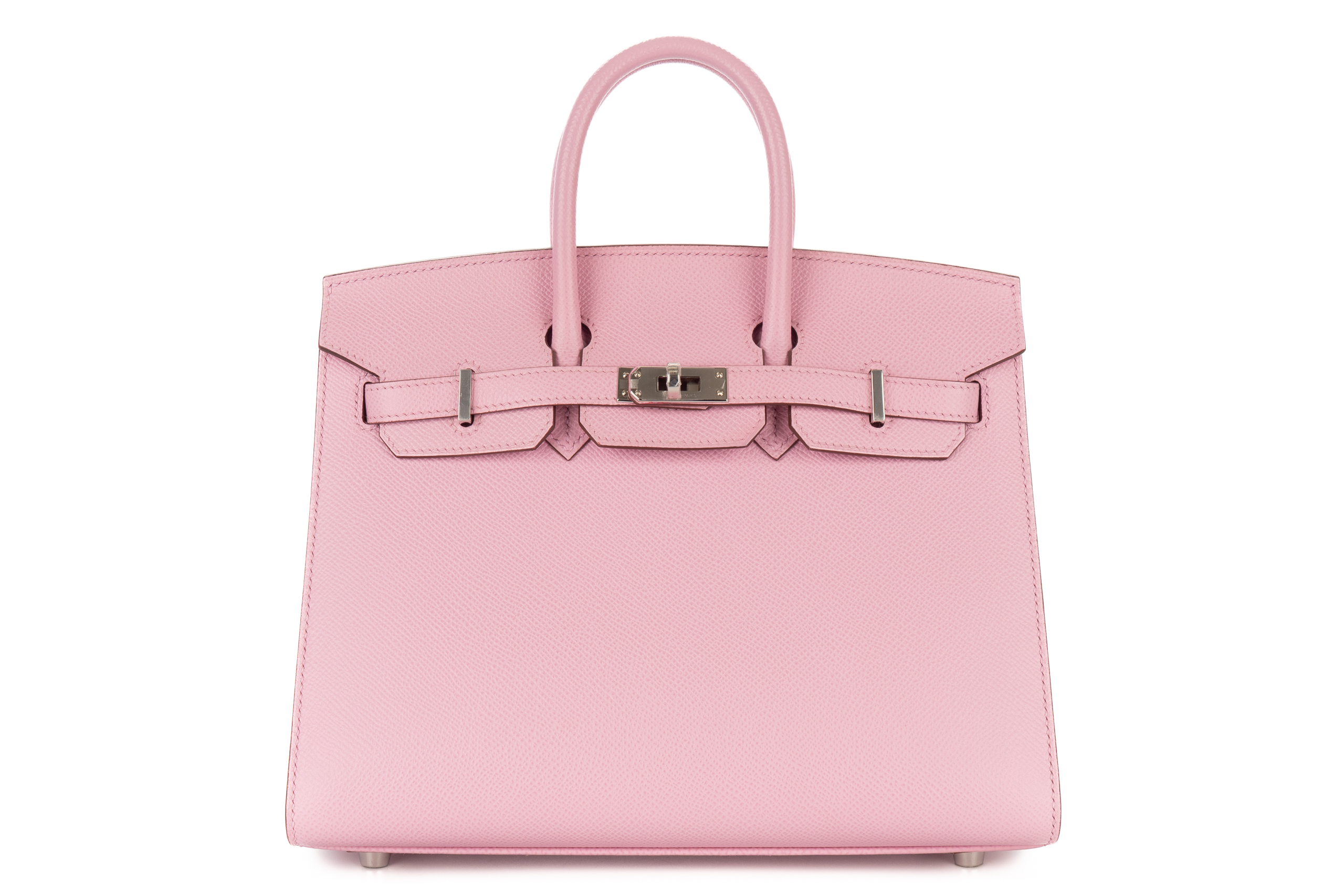 Hermès Birkin 25 Mauve Sylvester Epsom Sellier Palladium Hardware