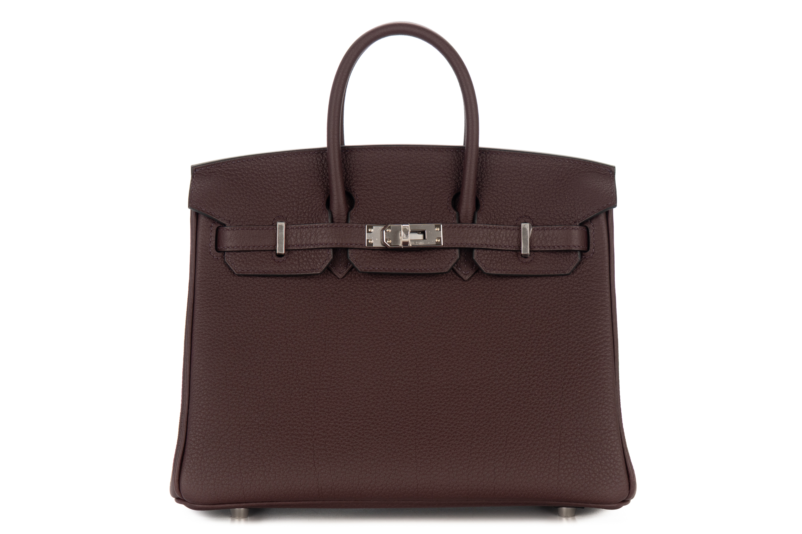 Hermès Birkin 25 Rouge Sellier Togo Palladium Hardware