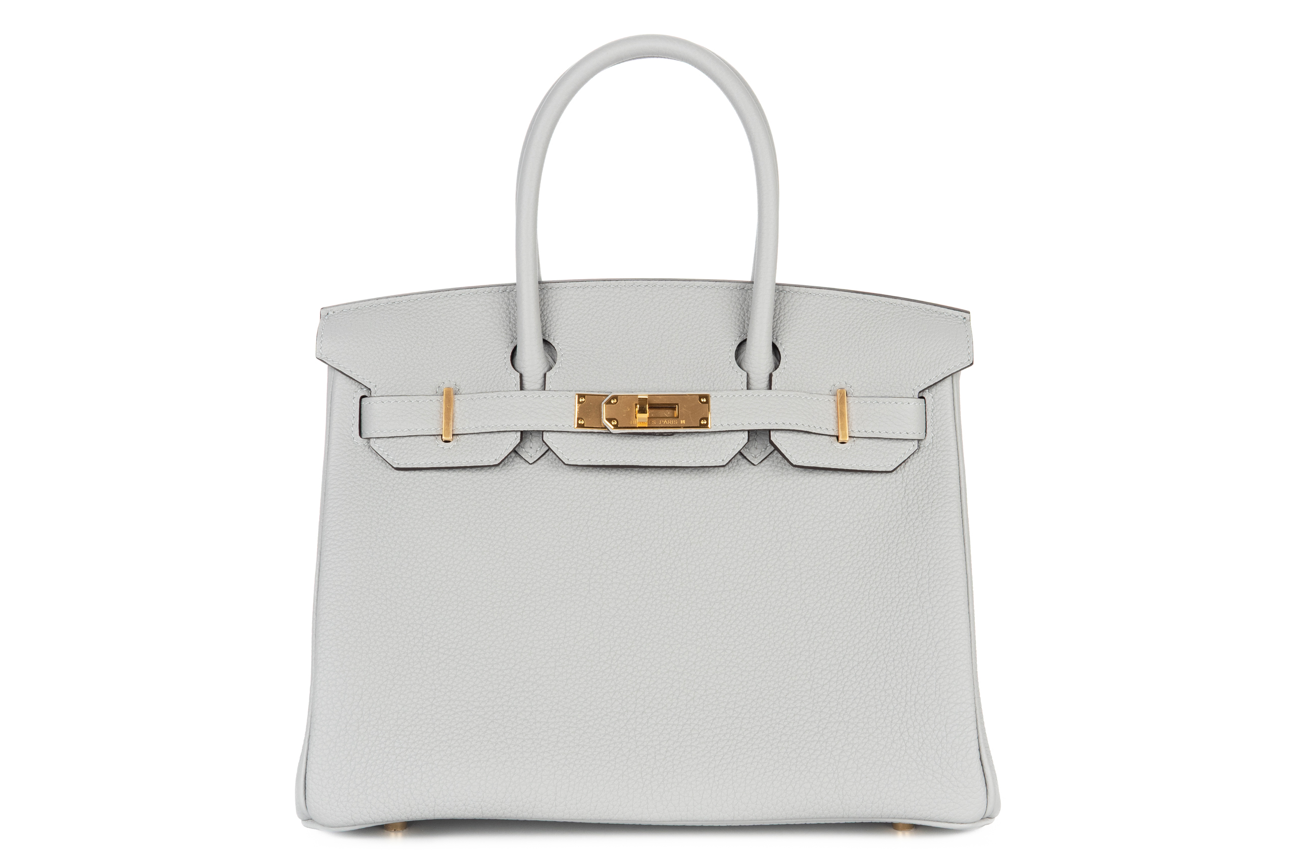 Hermès Birkin 30 Bleu Glacier Togo Gold Hardware