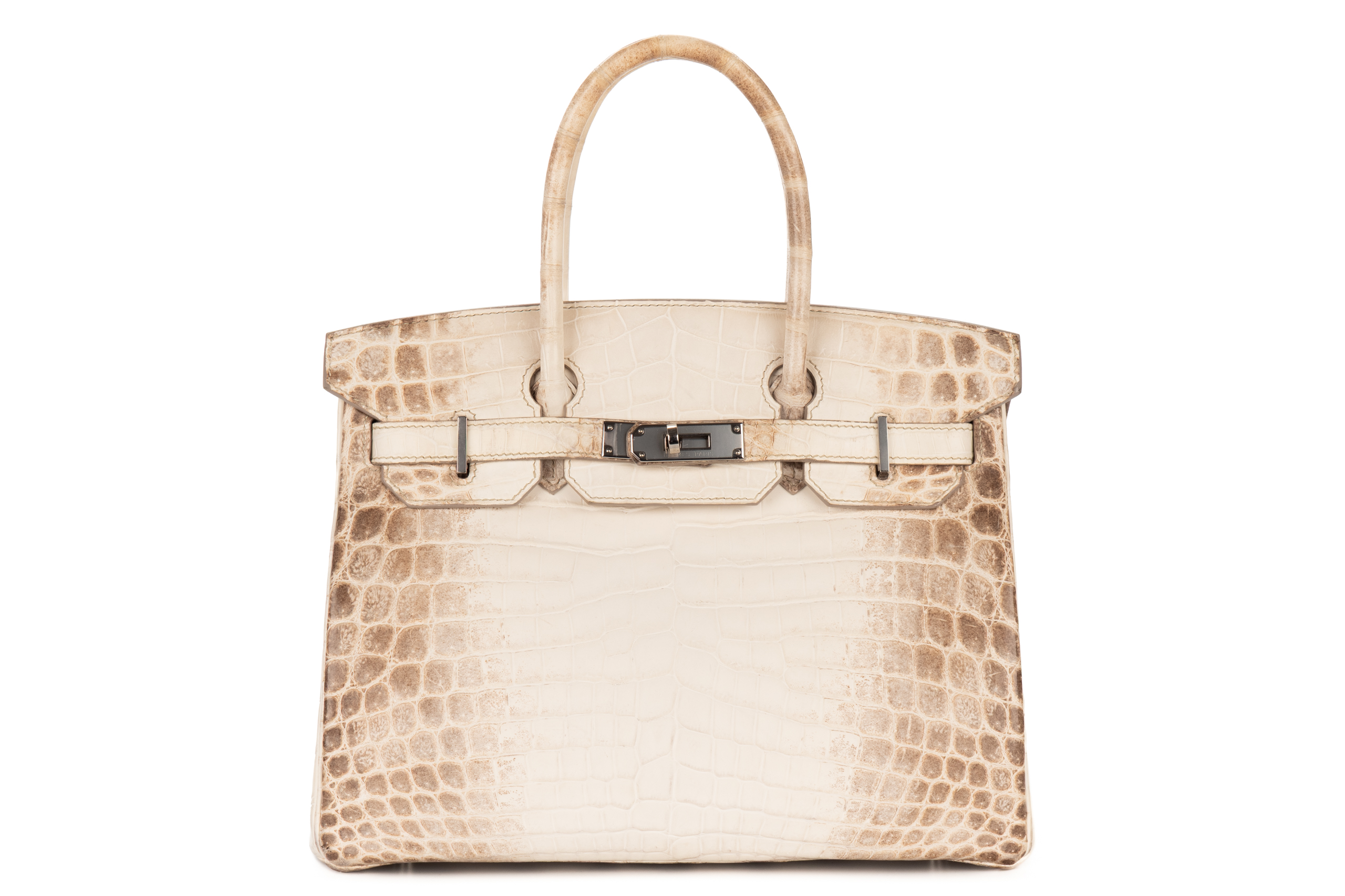 Hermès Birkin 30 Himalaya Blanc Matte Crocodile Palladium Hardware