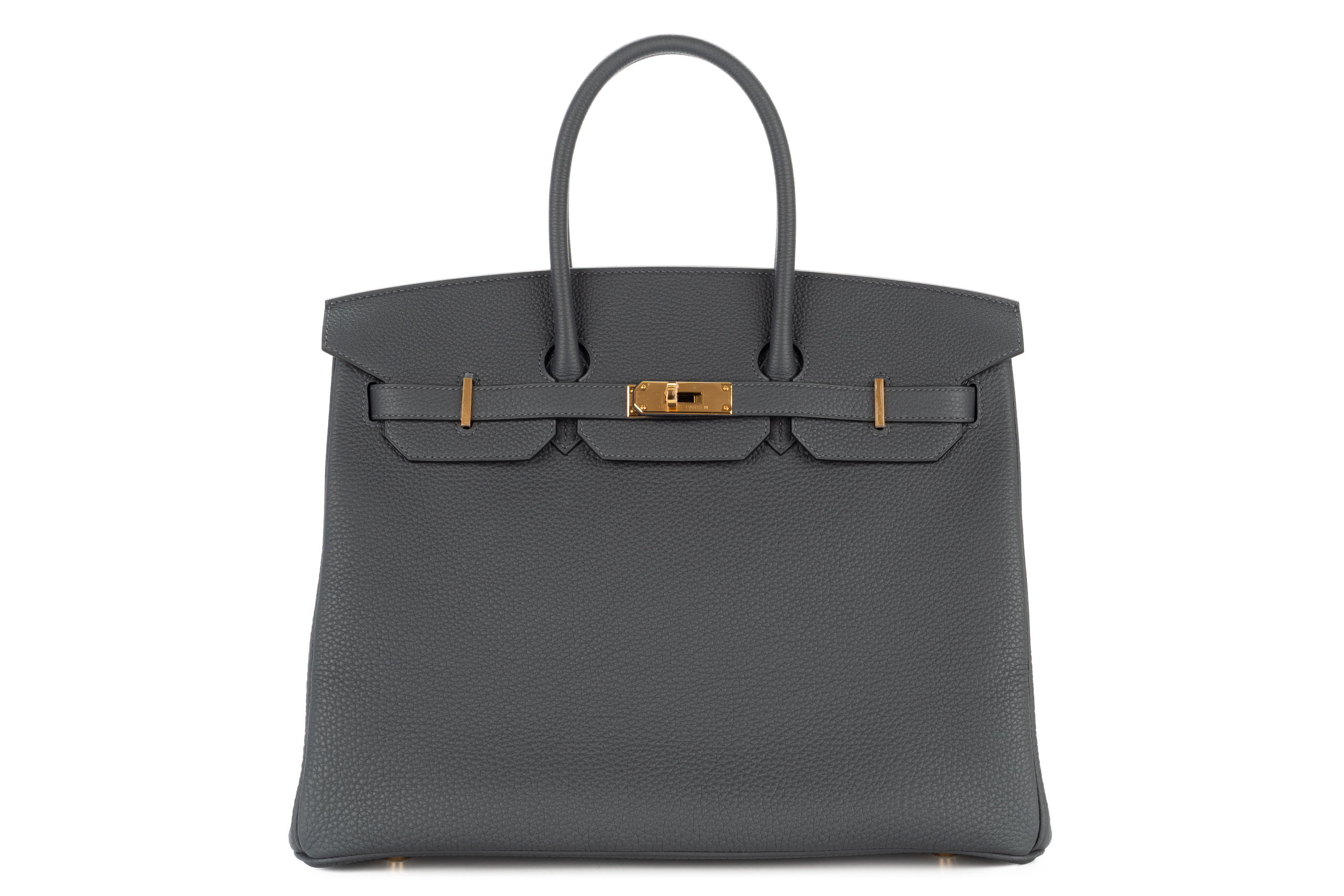 Hermès Birkin 35 Gris Misty Togo Permabrass Hardware