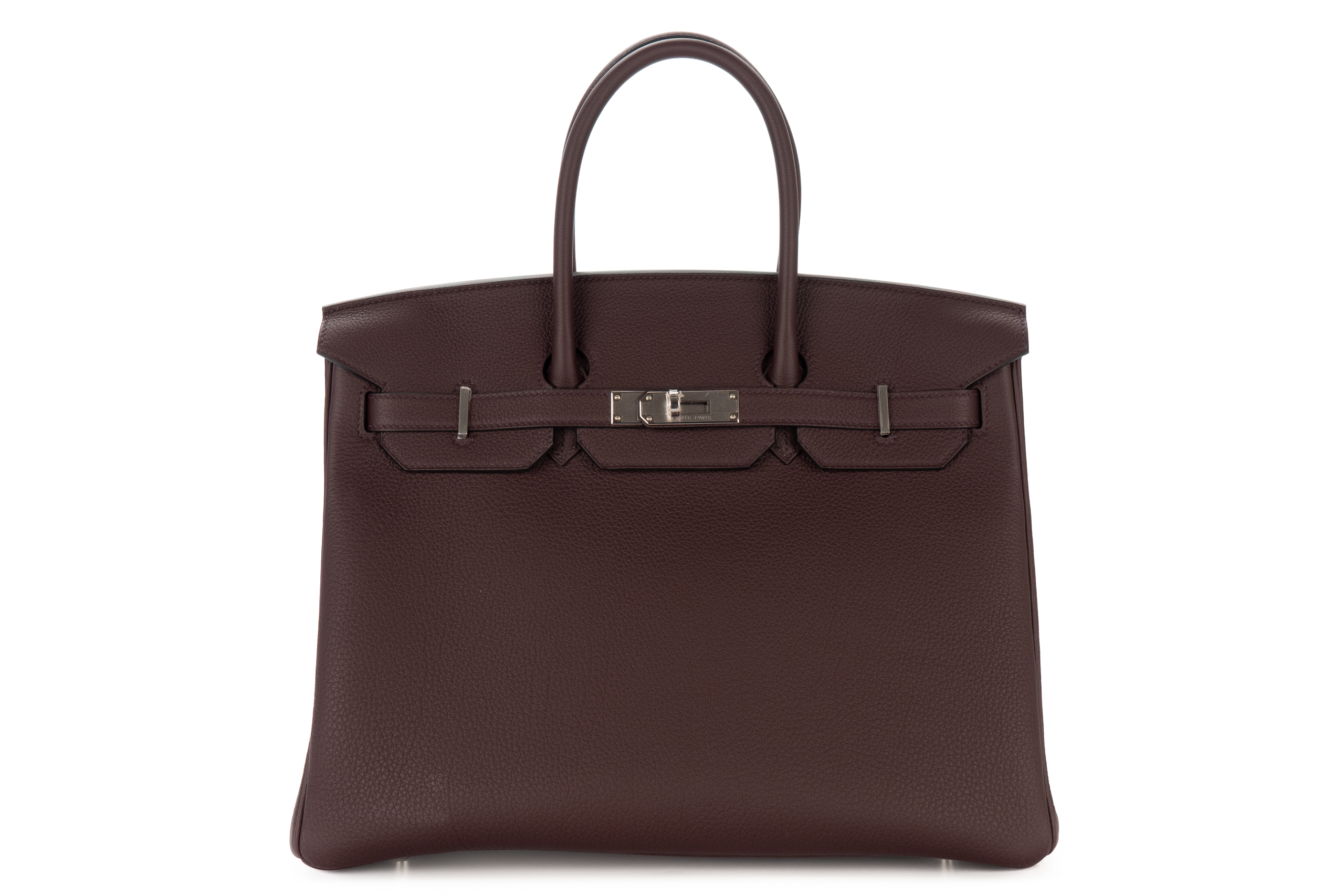 Hermès Birkin 35 Rouge Sellier Togo Palladium Hardware