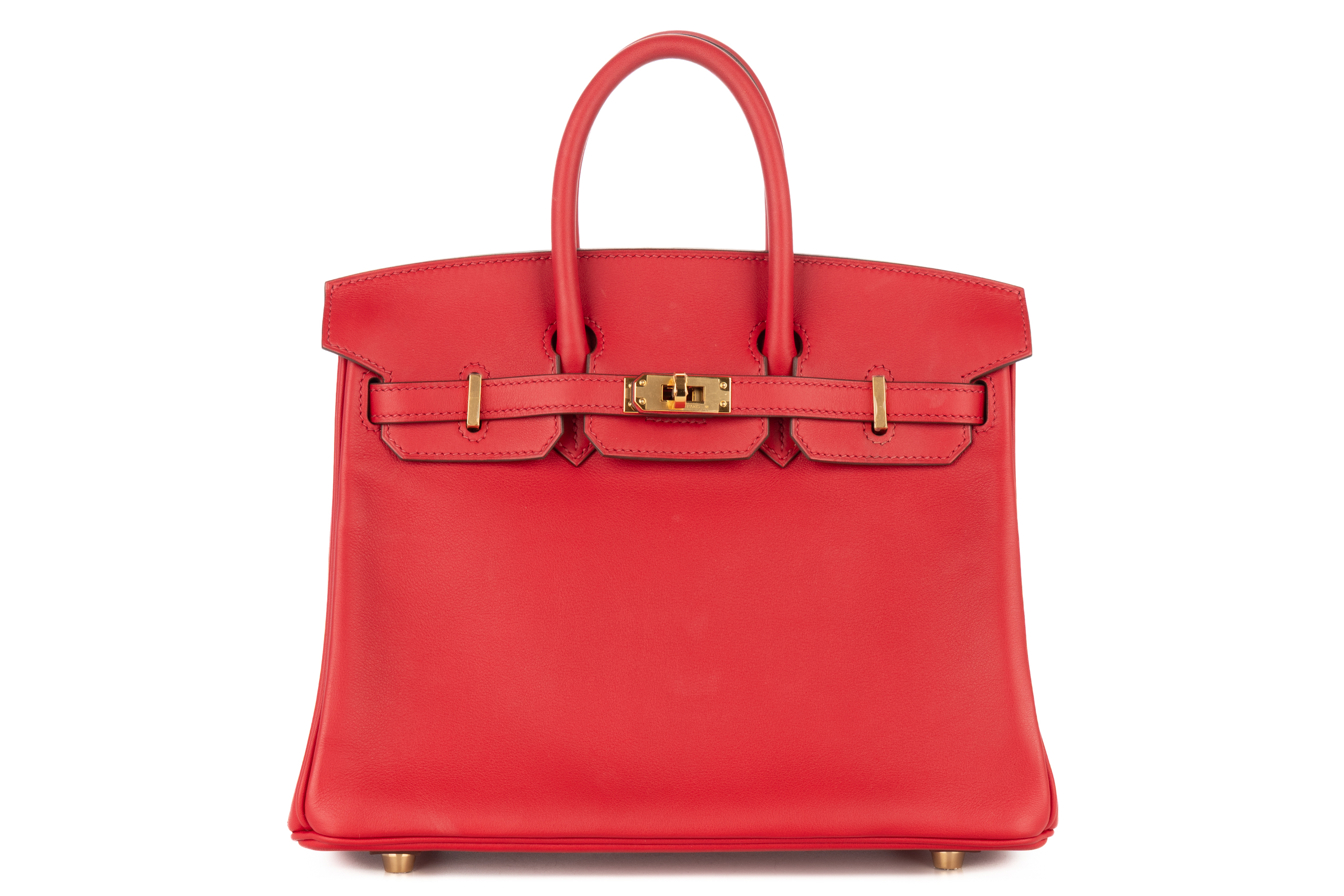 Hermès Birkin 25 Rouge Piment Swift Gold Hardware
