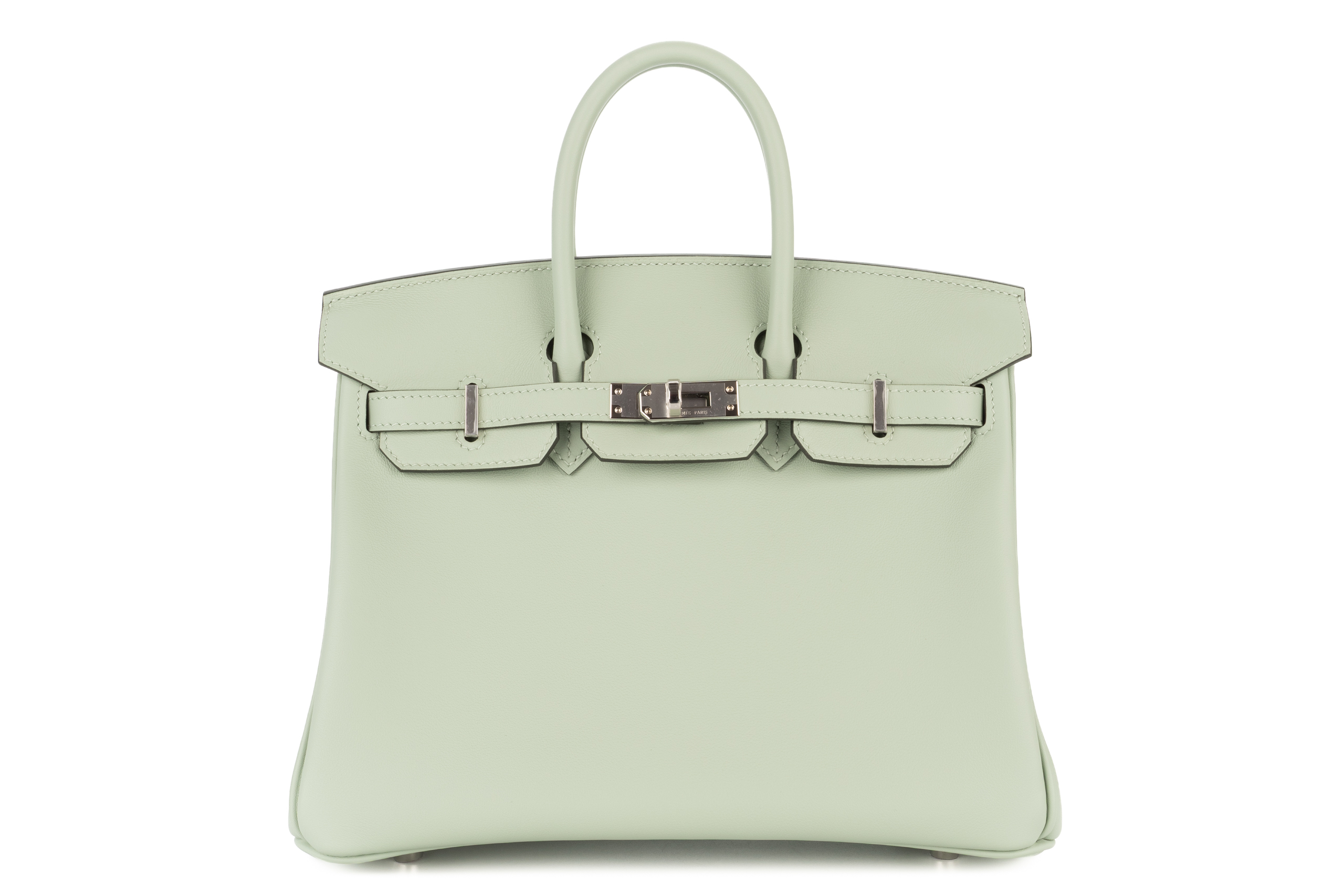 Hermès Birkin 25 Vert D’eau Swift Palladium Hardware