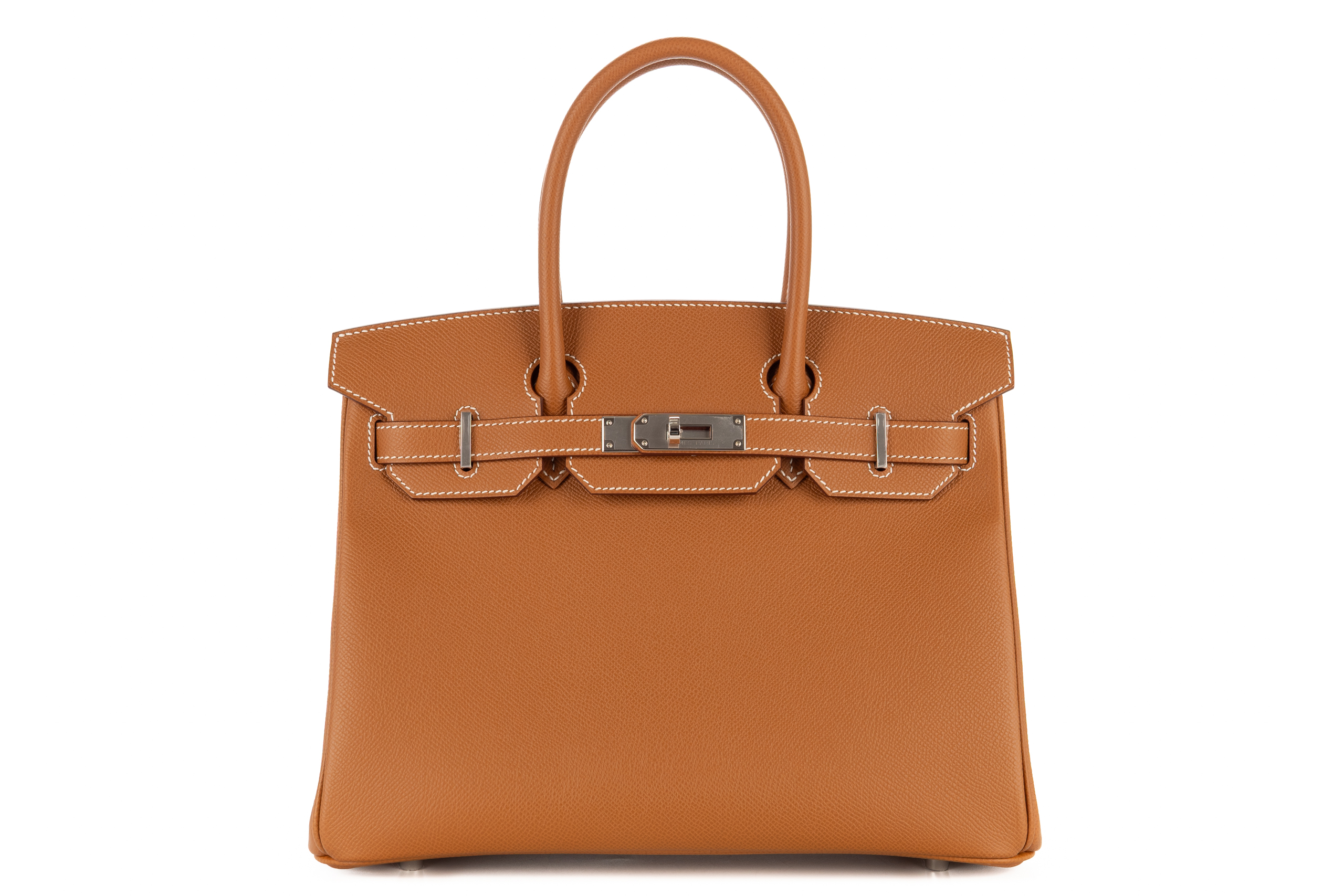Hermès Birkin 30 Gold Epsom Retourne Palladium Hardware
