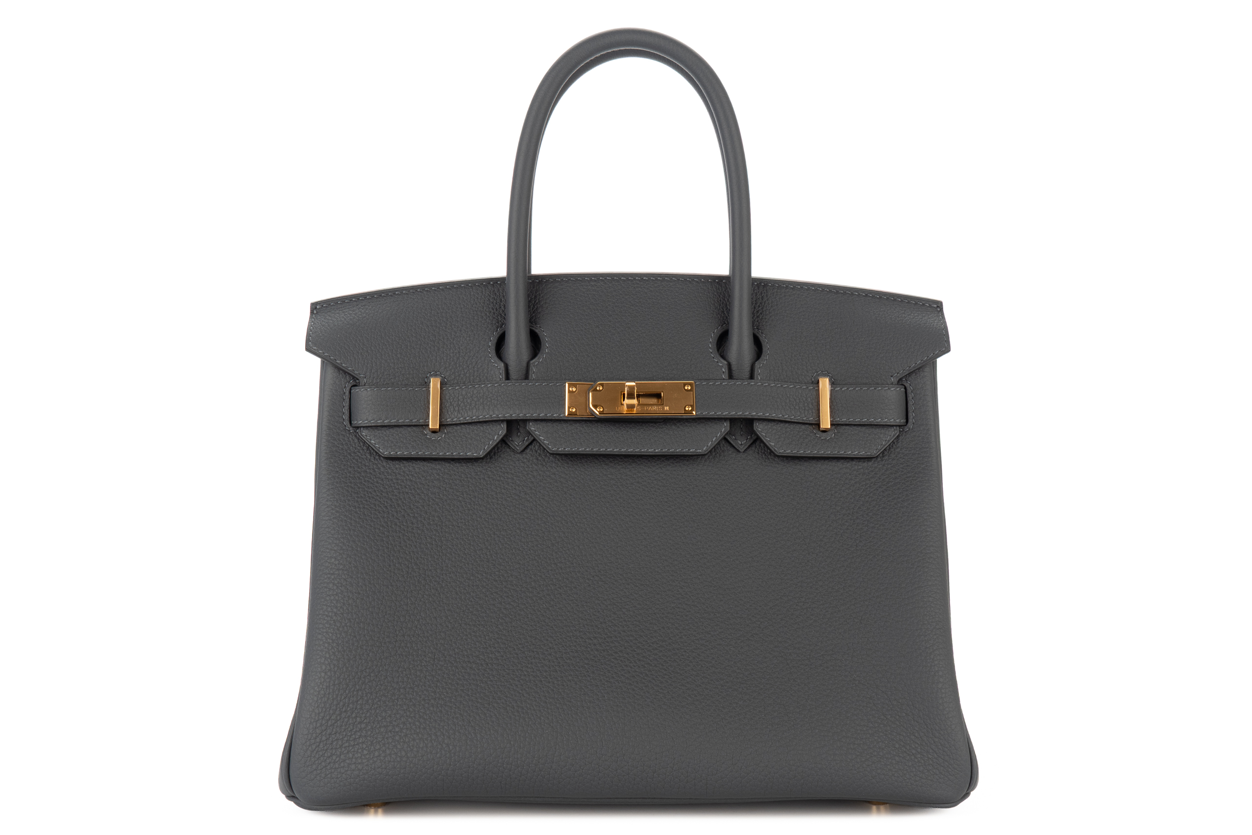 Hermès Birkin 30 Gris Misty Togo Gold Hardware
