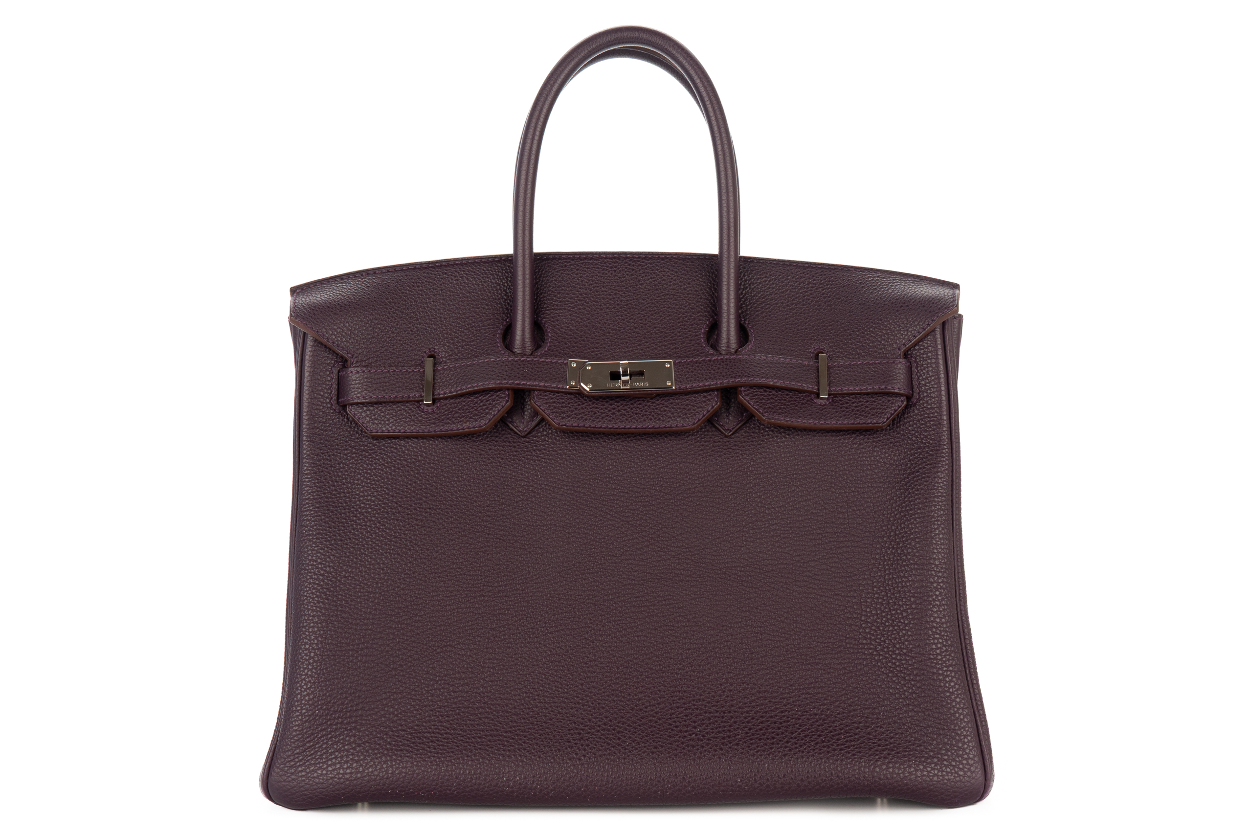Hermès Birkin 35 Raisin Togo Palladium Hardware