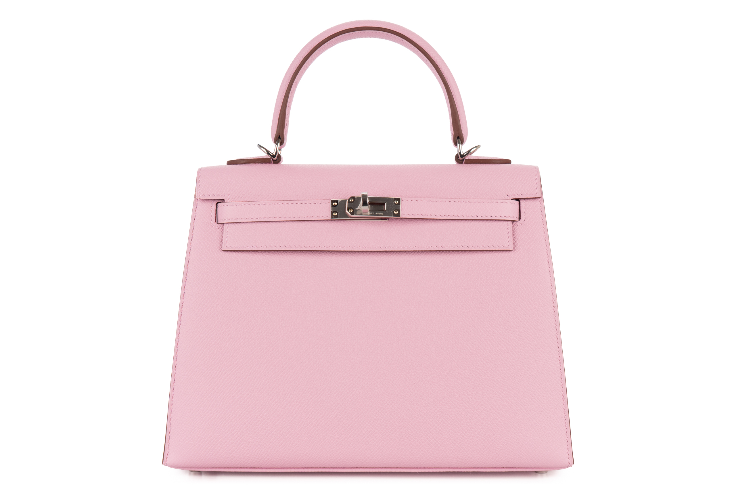 Hermès Kelly 25 Mauve Sylvester Epsom Palladium Hardware