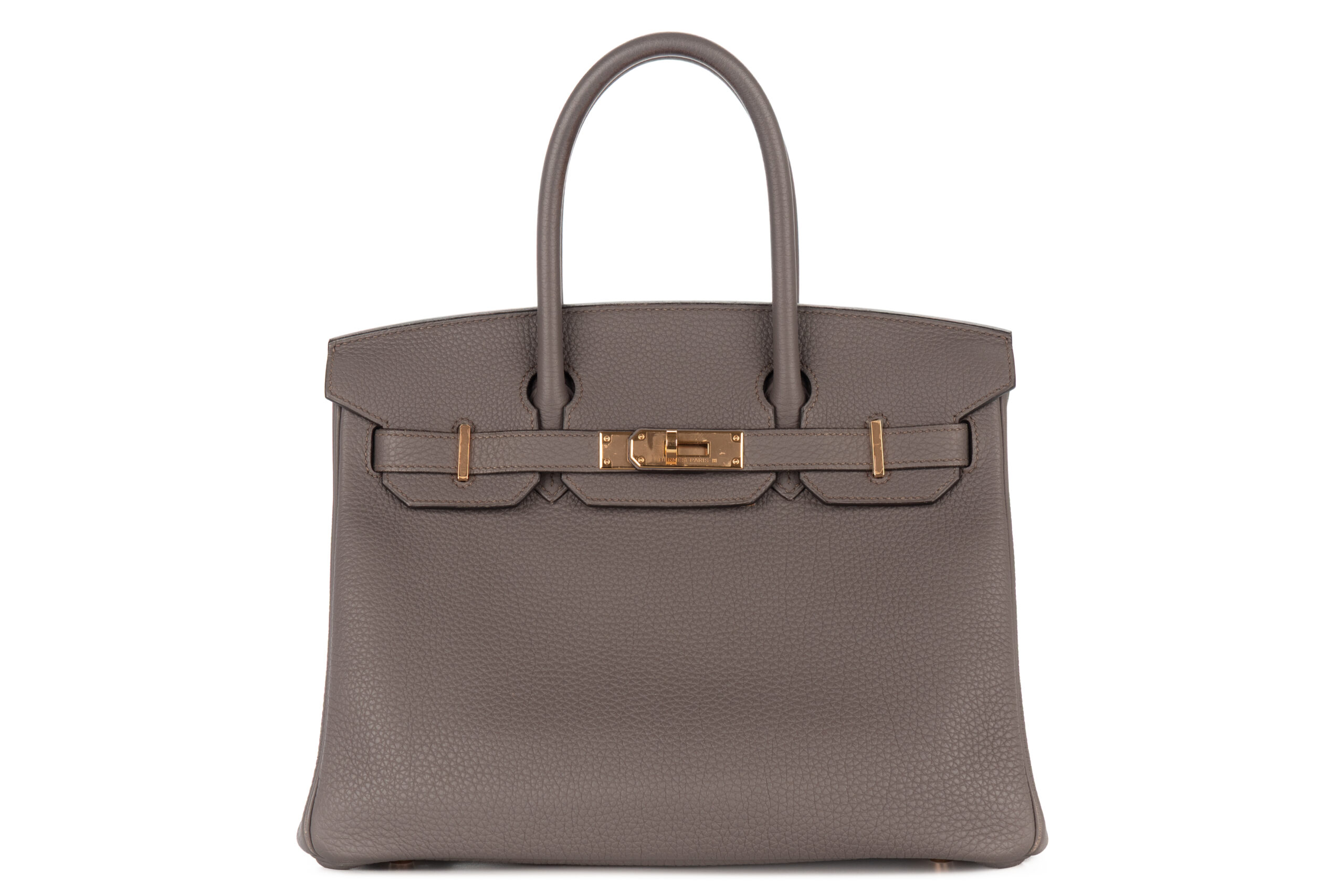 Hermès Birkin 30 Gris Etain Togo Rose Gold Hardware
