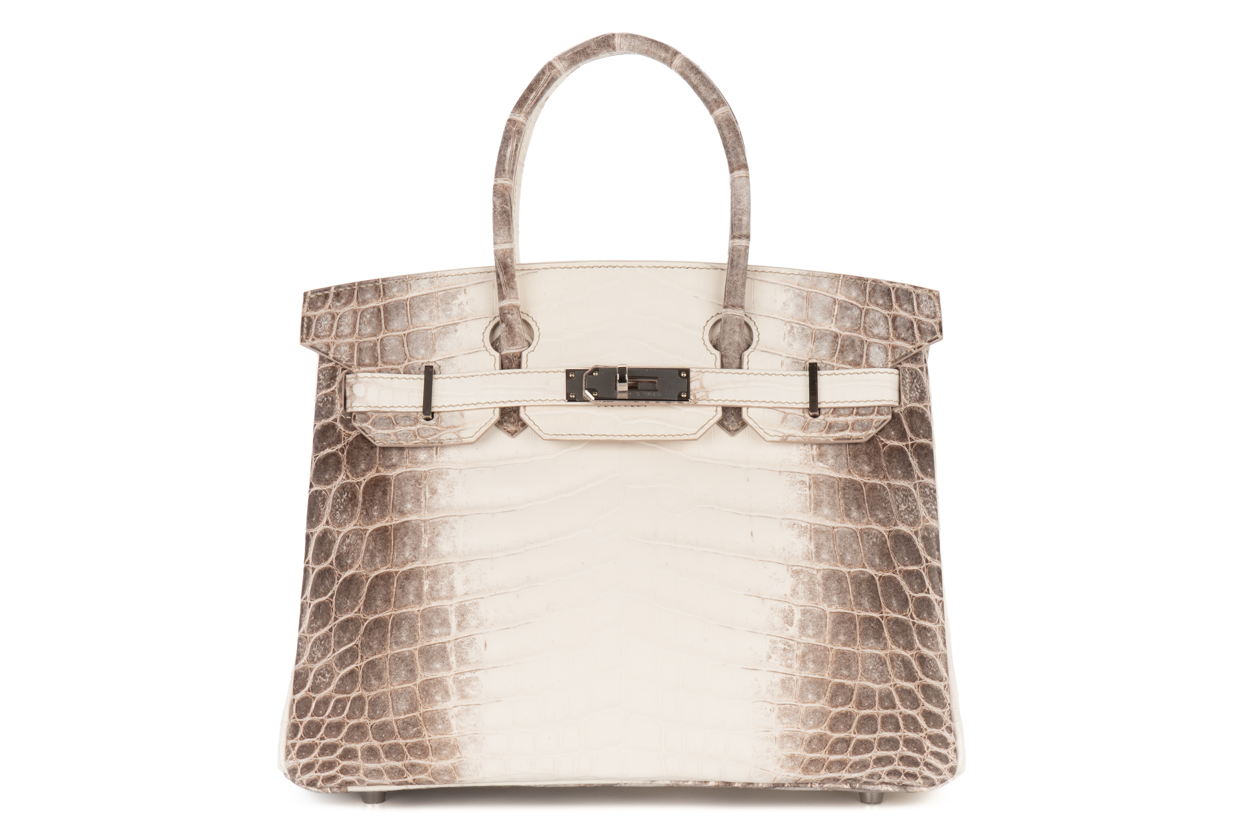Hermès Birkin 30 Himalaya Blanc Crocodile Niloticus Palladium Hardware