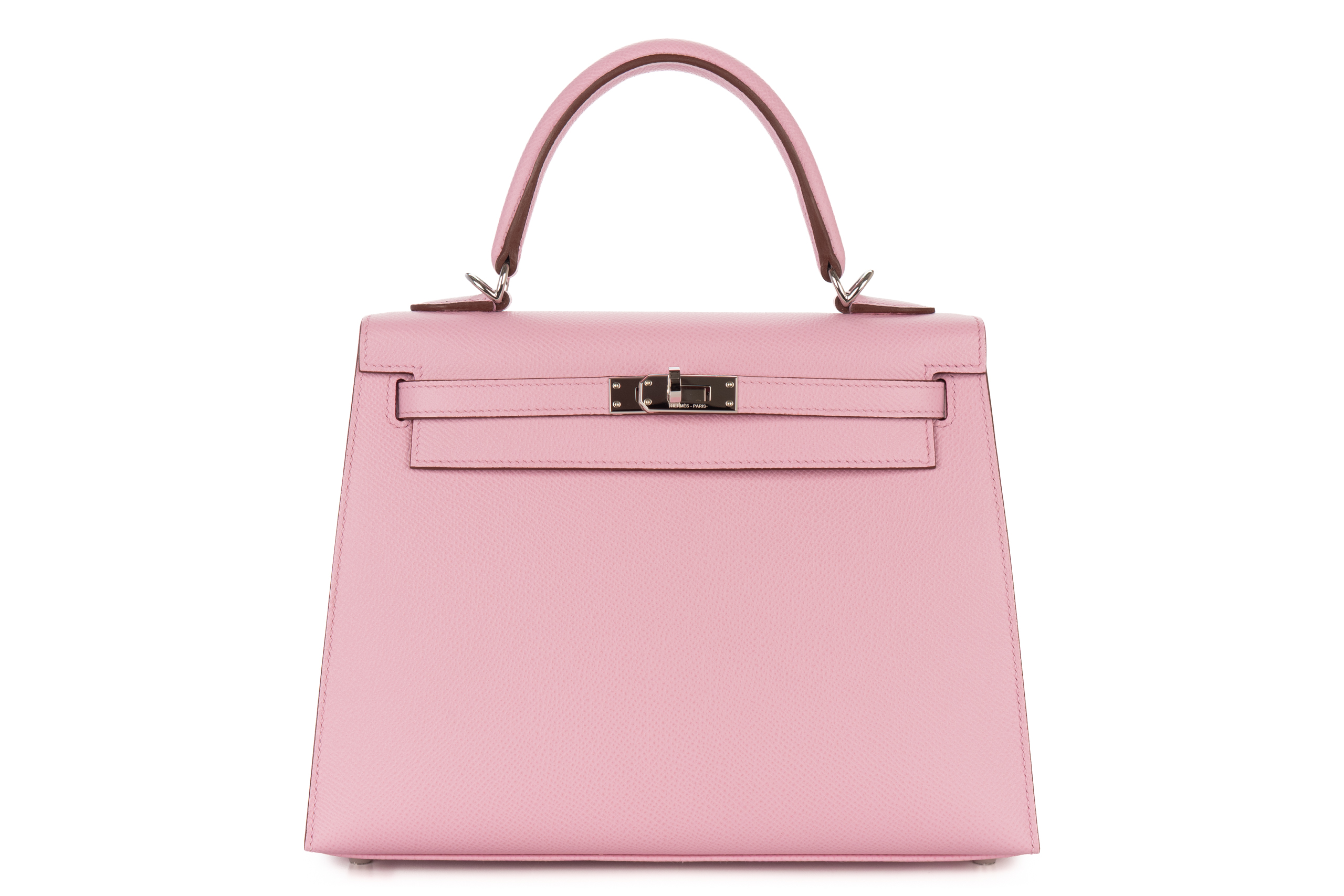 Hermès Kelly 25 Mauve Sylvester Epsom Sellier Palladium Hardware