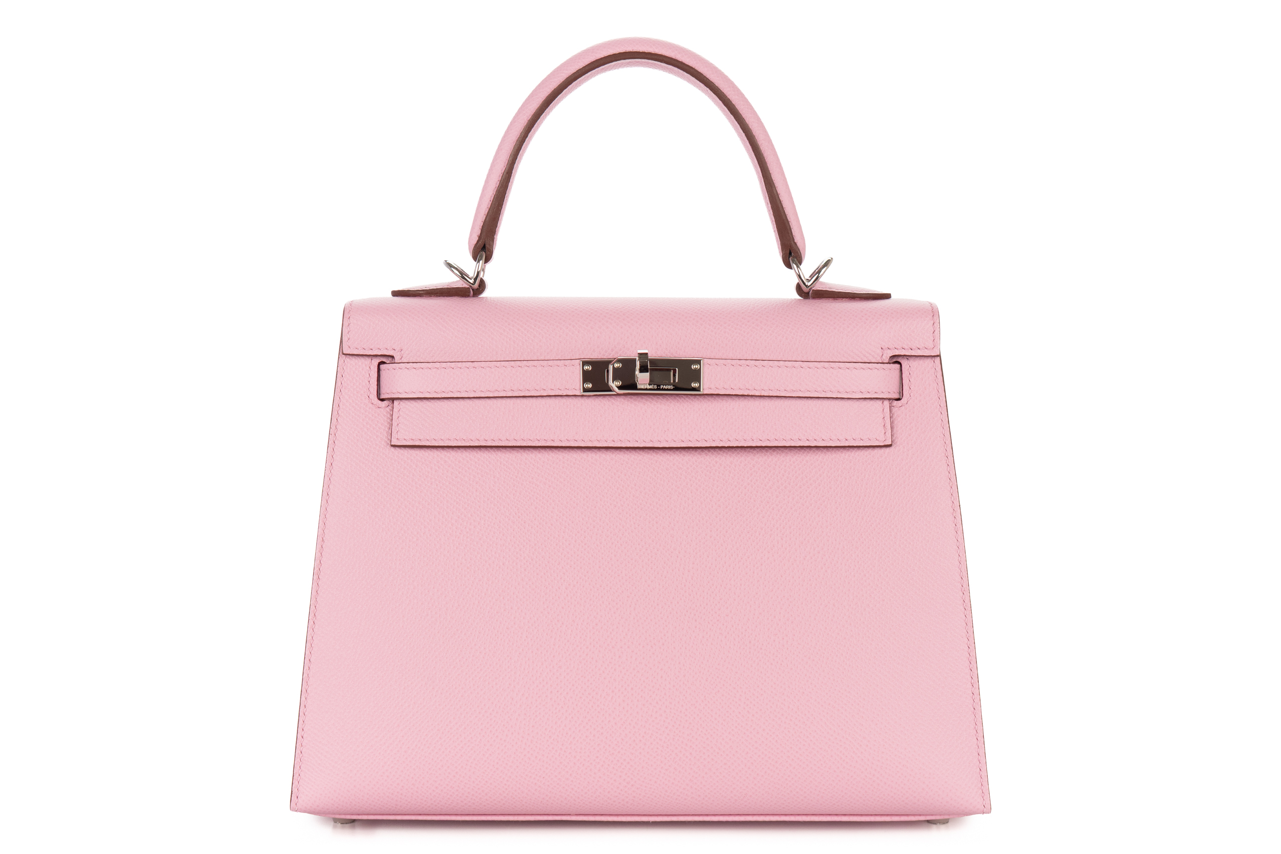 Hermès Kelly 25 Mauve Sylvester Epsom Sellier Palladium Hardware