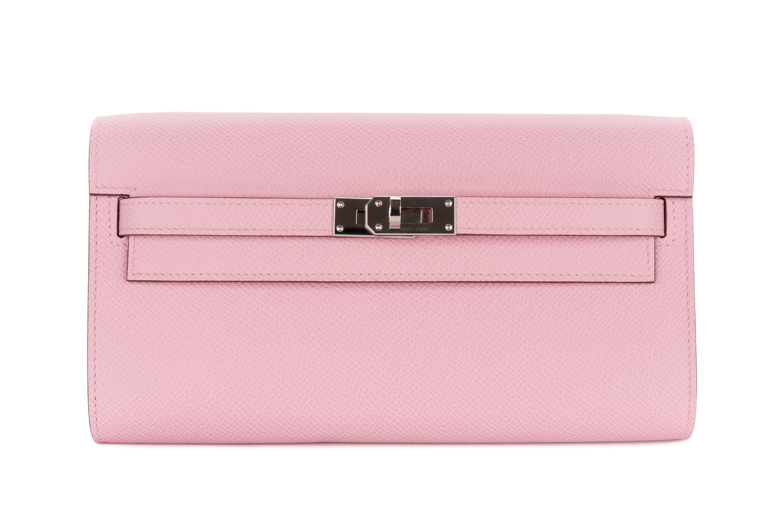 Hermès Kelly To Go Mauve Sylvester Epsom Palladium Hardware
